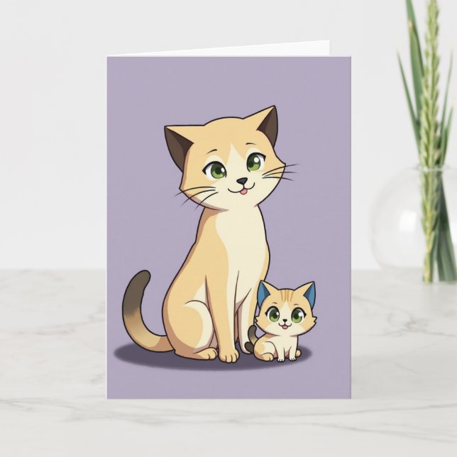 Carte Amis Félins Mat (Devant)