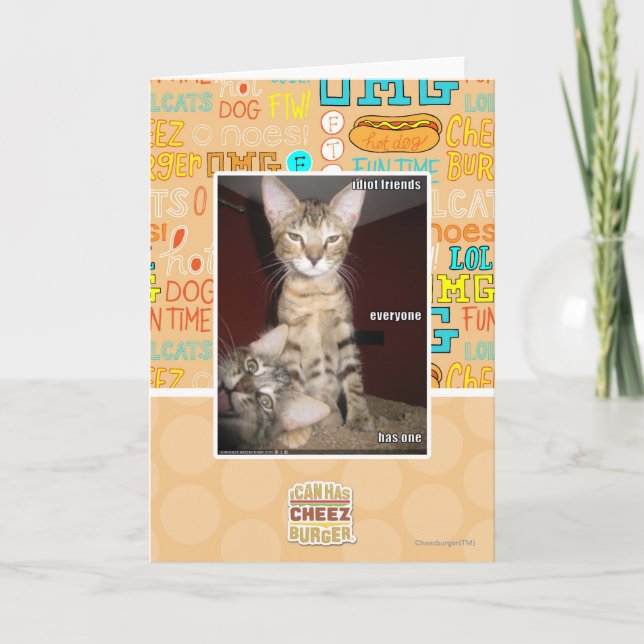 Carte Amis Idiot (Devant)