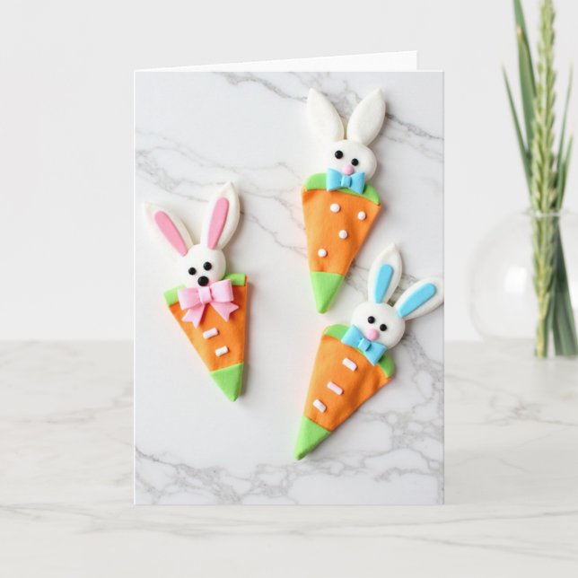 Carte Amis Légumes de Printemps (Devant)