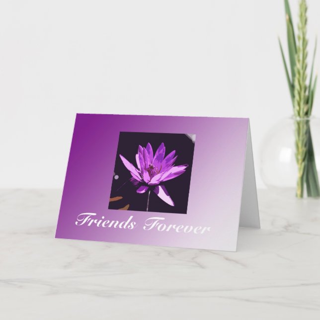 Carte amis pour toujours (Devant)