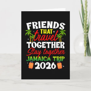 Carte Amis qui voyagent ensemble Voyage en Jamaïque 2026