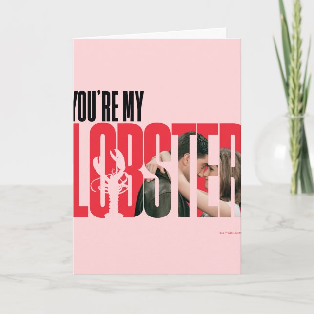 Carte AMIS™ | Rachel & Ross - Tu es mon homard (Devant)