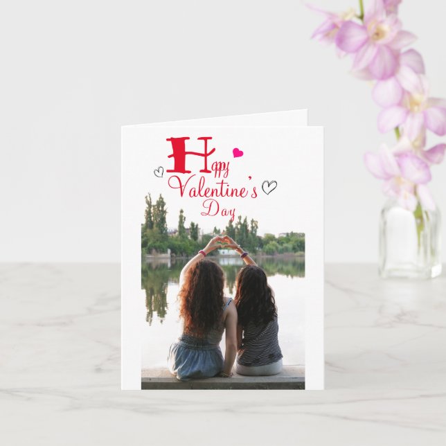 Carte Amitié à distance  (Orchidée)