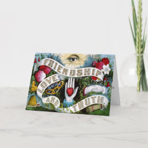 Carte Amitié amour et vérité
