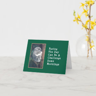Carte Amitié/Support/carte pour notes d'ours Koala