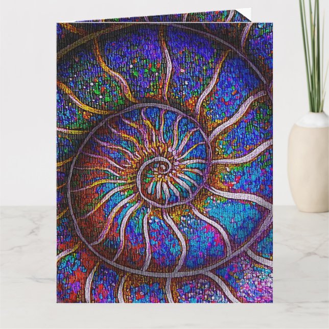 Carte Ammonite binaire (Devant)