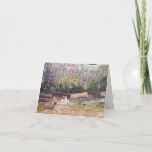 Carte "Among Purple Flowers"