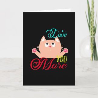 Carte Amour à la mode élégante