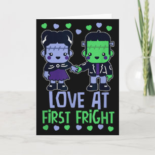 Carte Amour à Premier Effroi Monstre de Frankenstein Kaw