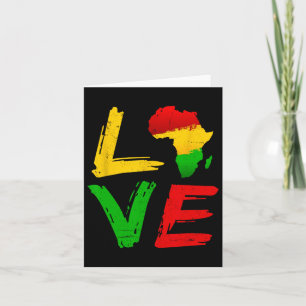 Carte Amour Afrique Noir Histoire Mois Afro-Américain J