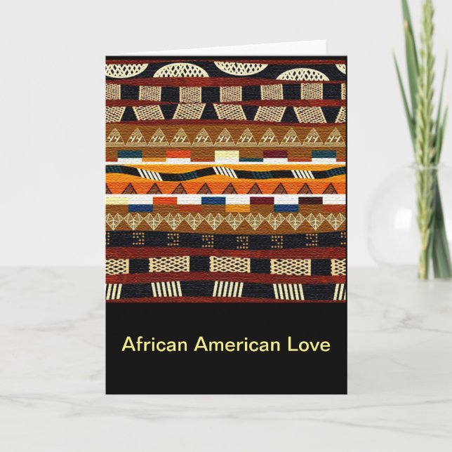 Carte Amour afro-américain (Devant)