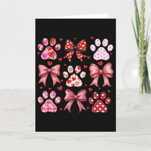 Carte Amour Coeur Chien Empreinte de Patte Coquette Esth