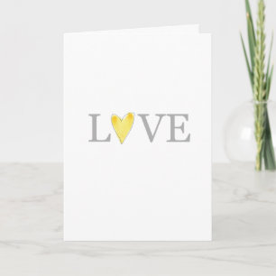 Carte AMOUR Coeur Jaune AMIS sucrés POUR TOUJOURS Valent