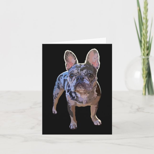 Carte Amour de Bouledogue  (Devant)
