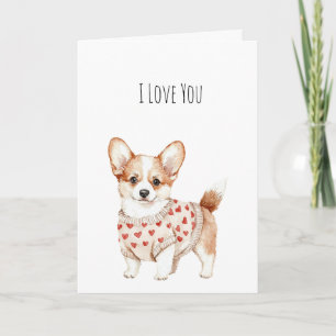 Carte Amour de chien à la crème douce