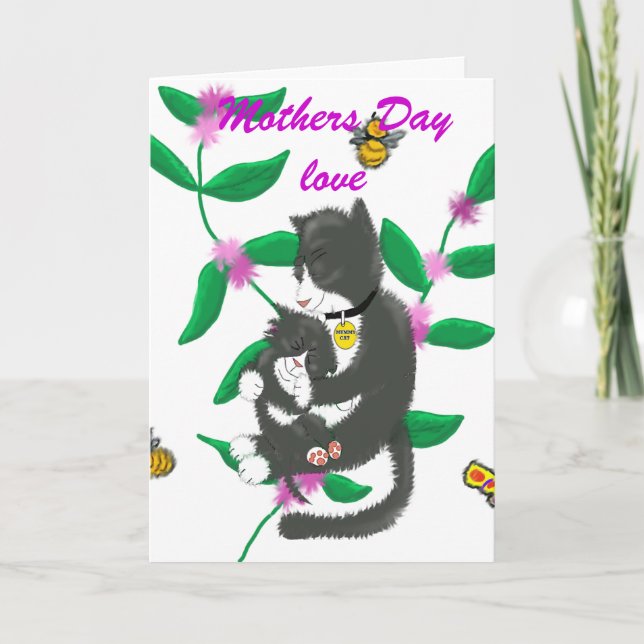 Carte Amour de la Fête des mères (Devant)