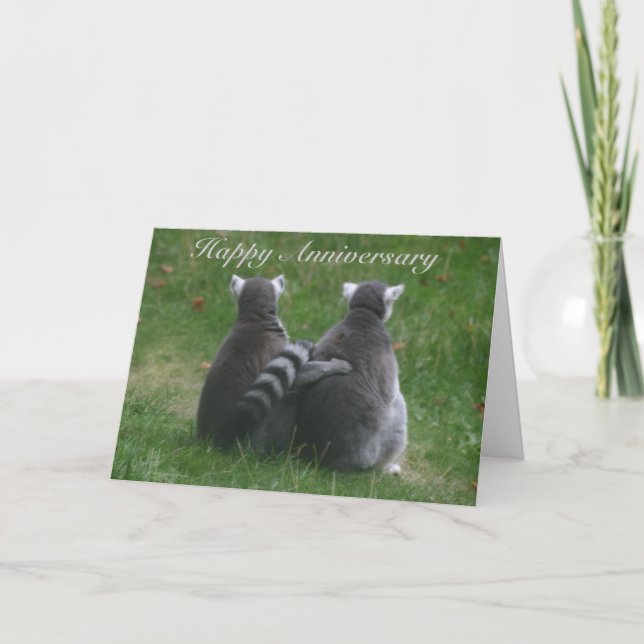 Carte Amour de lémurien ! .. Joyeux Anniversaire (Devant)