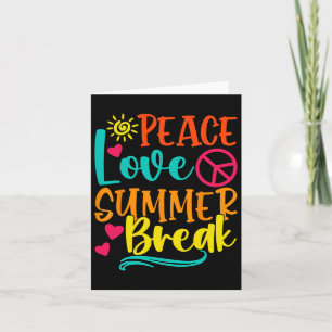 Carte Amour De Paix Drôle Et Pause Été Vacay Vibes Plage