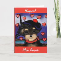 AMOUR DE YORKIE POO À PARIS