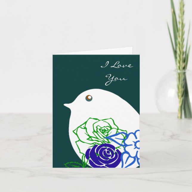 Carte Amour des oiseaux ! (Devant)