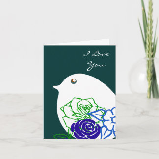 Carte Amour des oiseaux !
