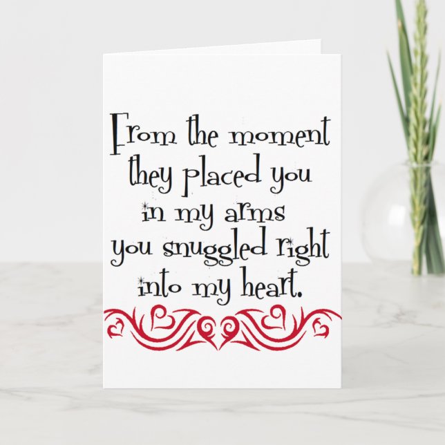 Carte Amour des parents (Devant)