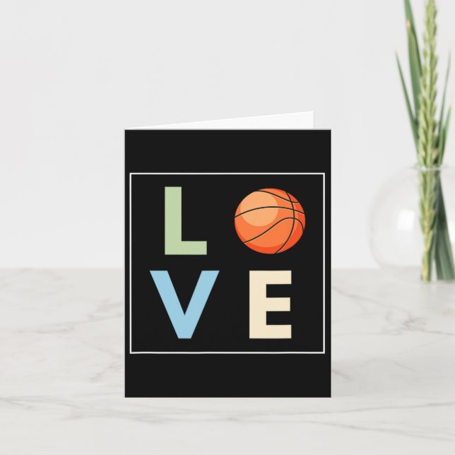 Carte Amour du basket-ball (Devant)