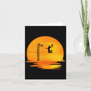 Carte Amour Du Basket-Ball. Drôle Cadeau Pour Gamer.
