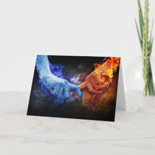 Carte Amour du feu et de glace