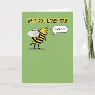 Carte Amour et romance de Just Bee Cuss