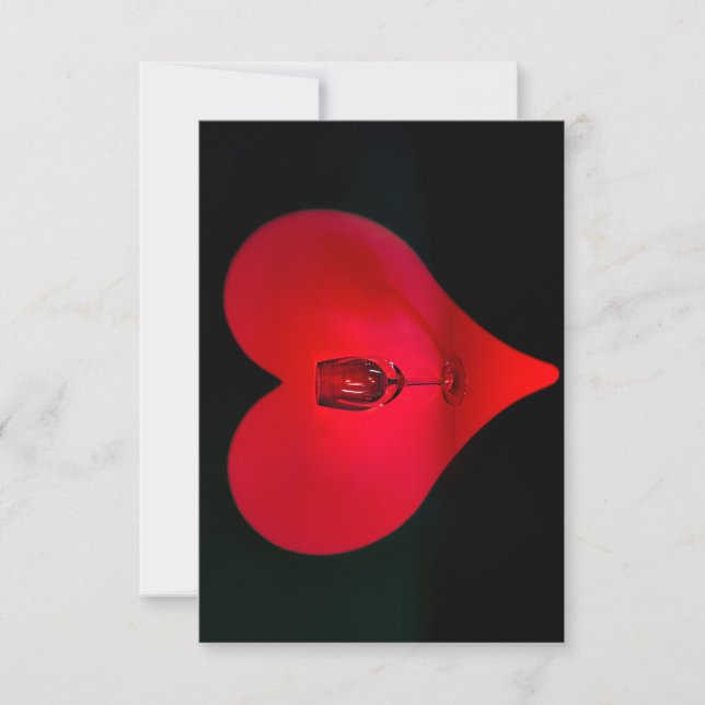 Carte Amour et Vin (Devant)