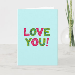 Carte Amour Gras Clair