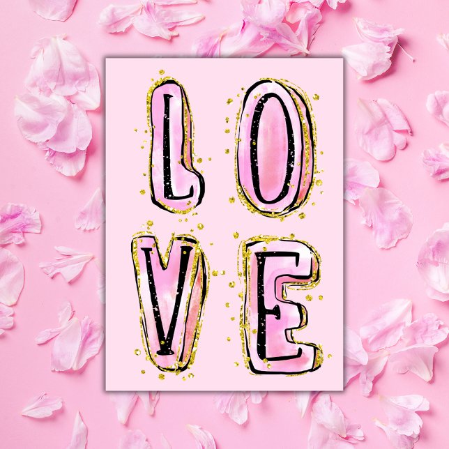 Carte AMOUR Heureuse Sainte-Valentin (Créateur téléchargé)