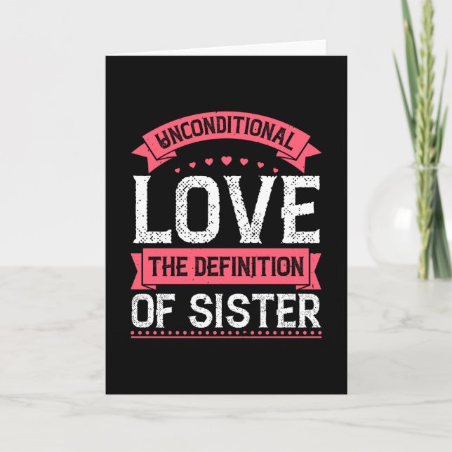 Carte Amour inconditionnel (Devant)