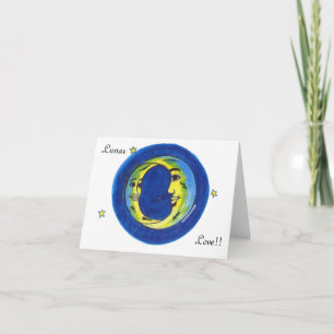 Carte Amour lunaire