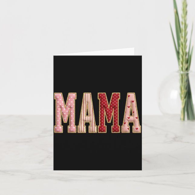 Carte Amour Mère Cœurs Maman Saint-Valentin Maman Saint- (Devant)