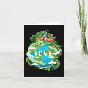 Carte Amour Mère Jour des terres Sauvez Notre Environnem