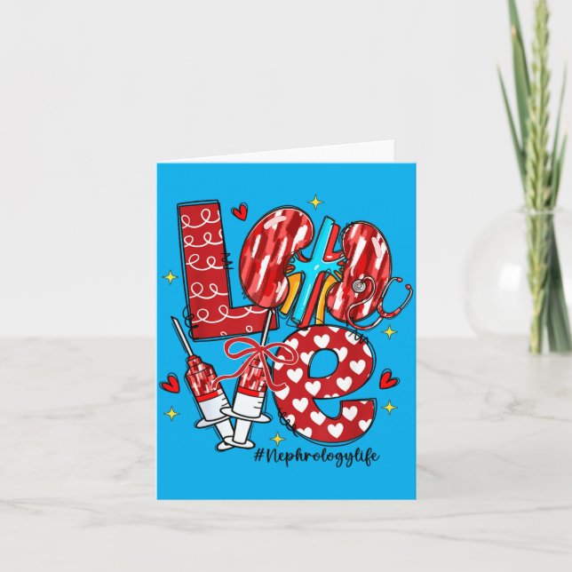 Carte Amour Néphrologie Vie Néphrologie Infirmière (Devant)