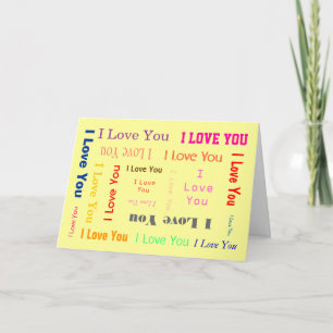 Carte Amour Personnalisable-JE QUe vous cardez