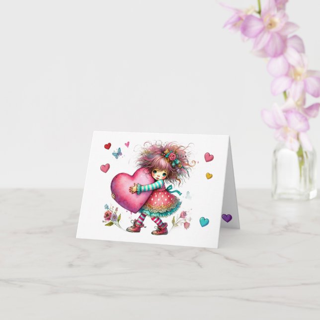 Carte Amour Précieux Toutes les occasions (Orchidée)