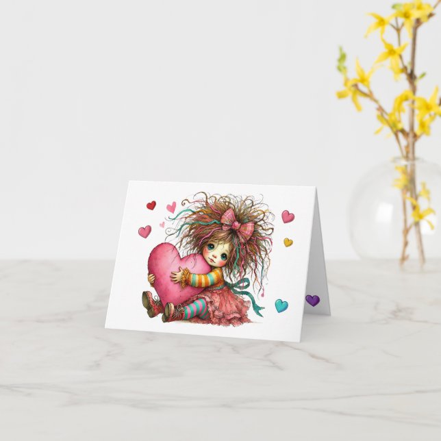 Carte Amour Précieux Toutes les occasions (Fleur jaune)