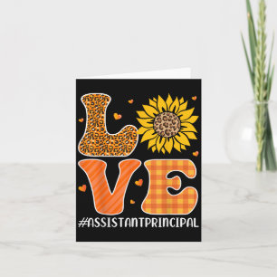 Carte Amour principal instantané Automne Citrouille Léop