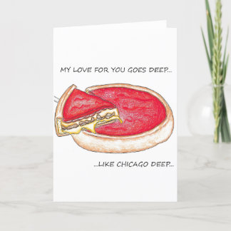 Carte Amour profond de Chicago