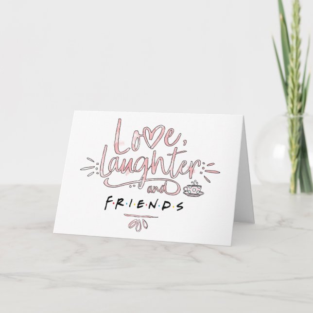 Carte Amour, rire et FRIENDSMC (Devant)