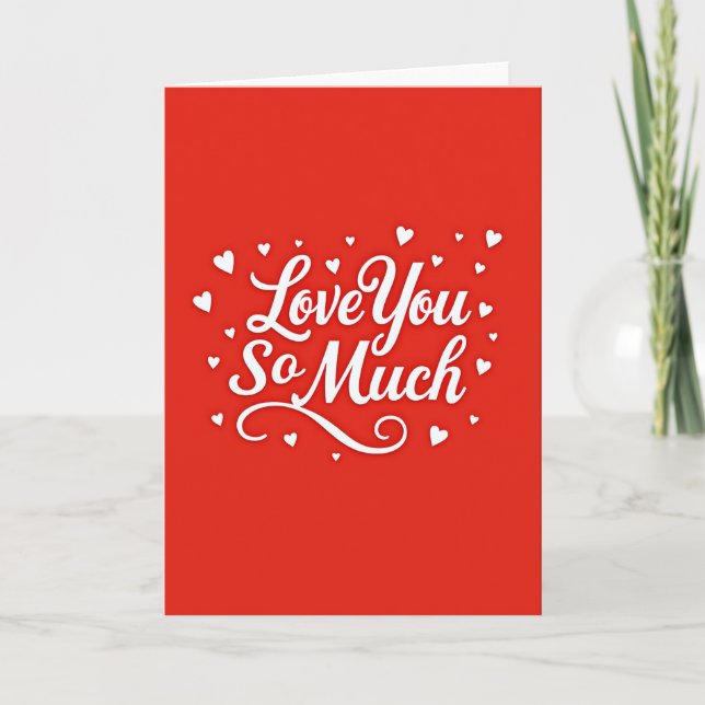 Carte Amour Romantique Toujours (Devant)