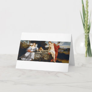 Carte Amour sacré et profane, Tiziano Vecelli, 1515