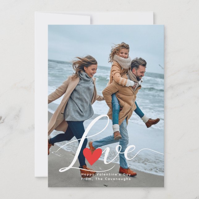 Carte Amour Scripté (Devant)