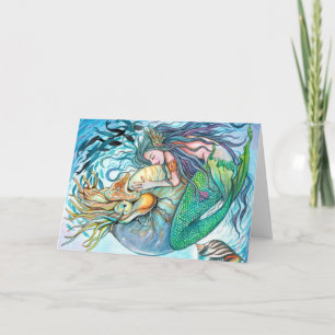 Carte Amour sous-marin