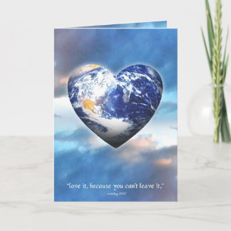 Carte Amour terrestre