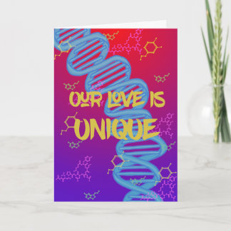 Carte Amour unique comme nous